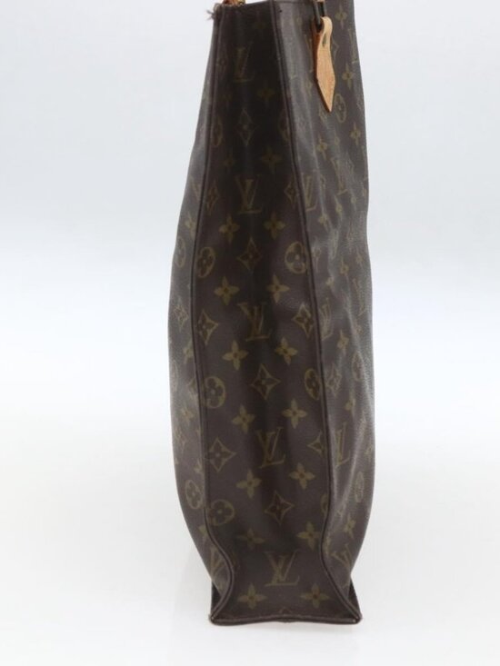 LOUIS VUITTON Monogram Sac Plat Hand Bag M51140 LV Auth BA9399 - Picture 4 of 16